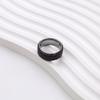 Personalized Tungsten Steel Plain Ring Black Trend Ring Does Not Fade Men'S Fashion Fashion Fashion Jewelry Couple Ring Jewelry