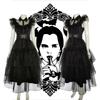 Addams Family Wednesday Costume Anime Ball Women Uniform Outfit Dress Suit