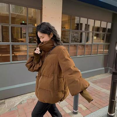 Women's Cotton-padded Winter Loose Thickened Corduroy Jacket Cotton-padded Jacket Design Sense Trendy Cotton-padded Clothing