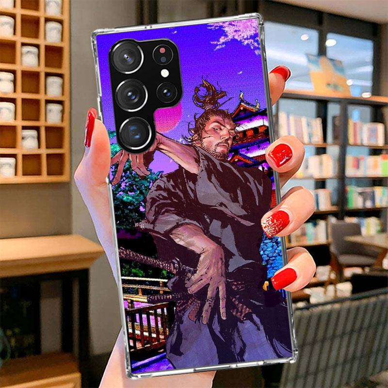 Anime Vagabond Samurai Phone Case For Samsung Galaxy S26 S25 Edge S24 Ultra S23 S22 Plus S21 S20 FE Soft Fundas Shell Galaxy S25