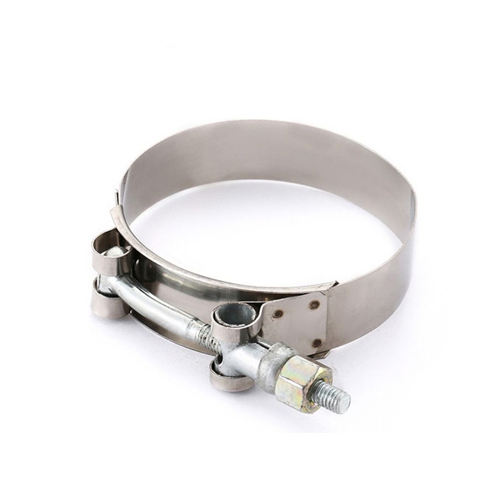 2PCS Stainless Steel Exhaust Clamp Clamp Range 43-49mm Coupler Steel Hose Clamps  1.5" Hose ID