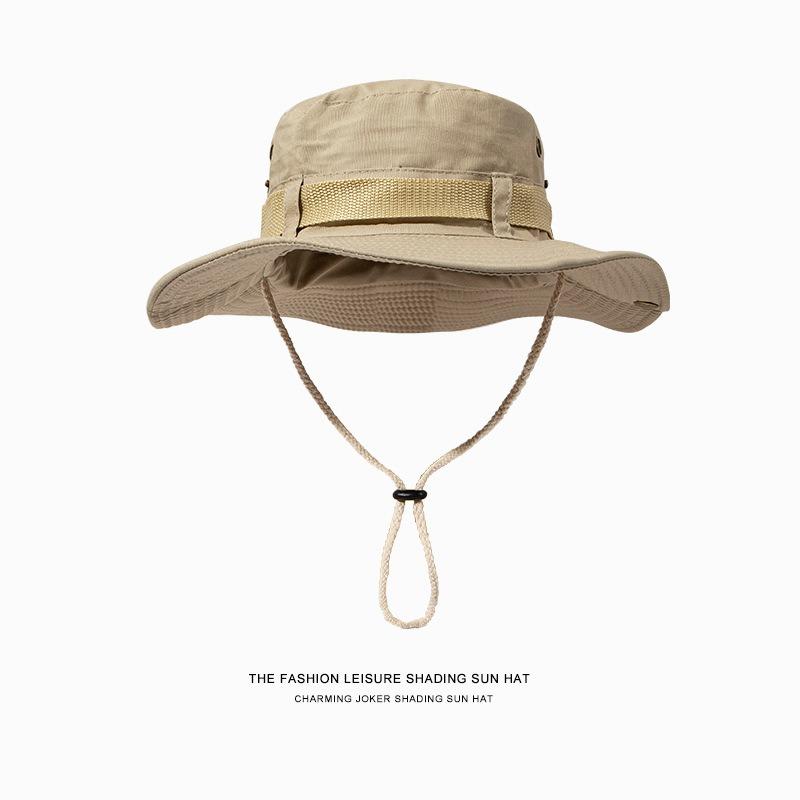 Bucket hat outdoor men's hat summer thin anti-ultraviolet women's sunshade quick-drying sunscreen breathable mountaineering hat