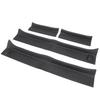 4 Pcs Car Door Sill Guard Front Rear Protective Anti Slip Textured Surface Door Edge Step Cover for