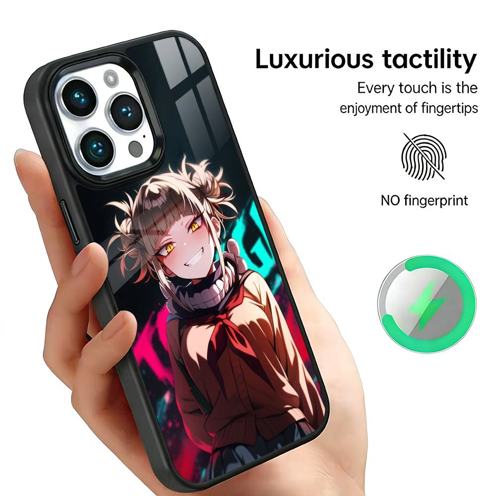 

Anime H-Himiko T-Toga Phone Case For iPhone17,16,15,14,13,12,11 Plus,Pro Max, New Magnetic Wireless Charging iPhone12