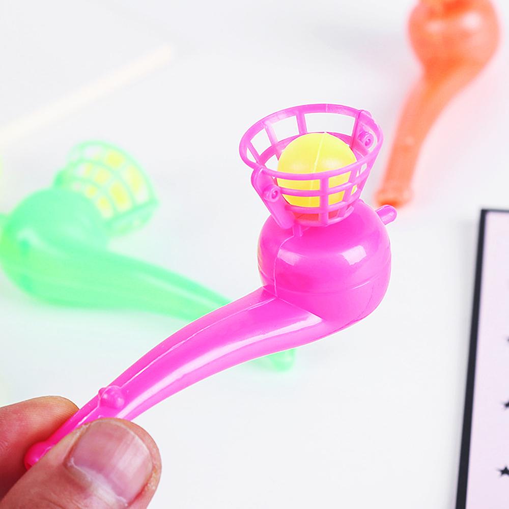 12Pcs Funny Blowpipe Levitating Ball Toys Children's Day Birthday Party Favors Souvenirs Carnival Christmas Party Gifts Pinata