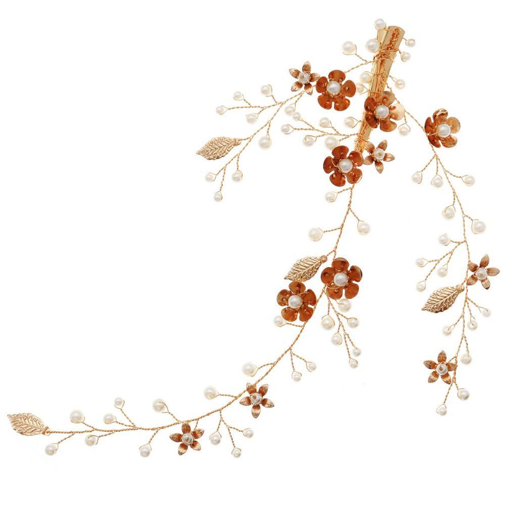 Sparkling Flower Hair Comb Rhinestone Headpiece Elegant Bridal Headband Girls