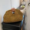 Grass Woven Handbag Large Capacity Weave Tote Bag Trendy Straw Bag  Women