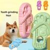 Pet Toy Slipper Shape with Dispenser for Interactive Play