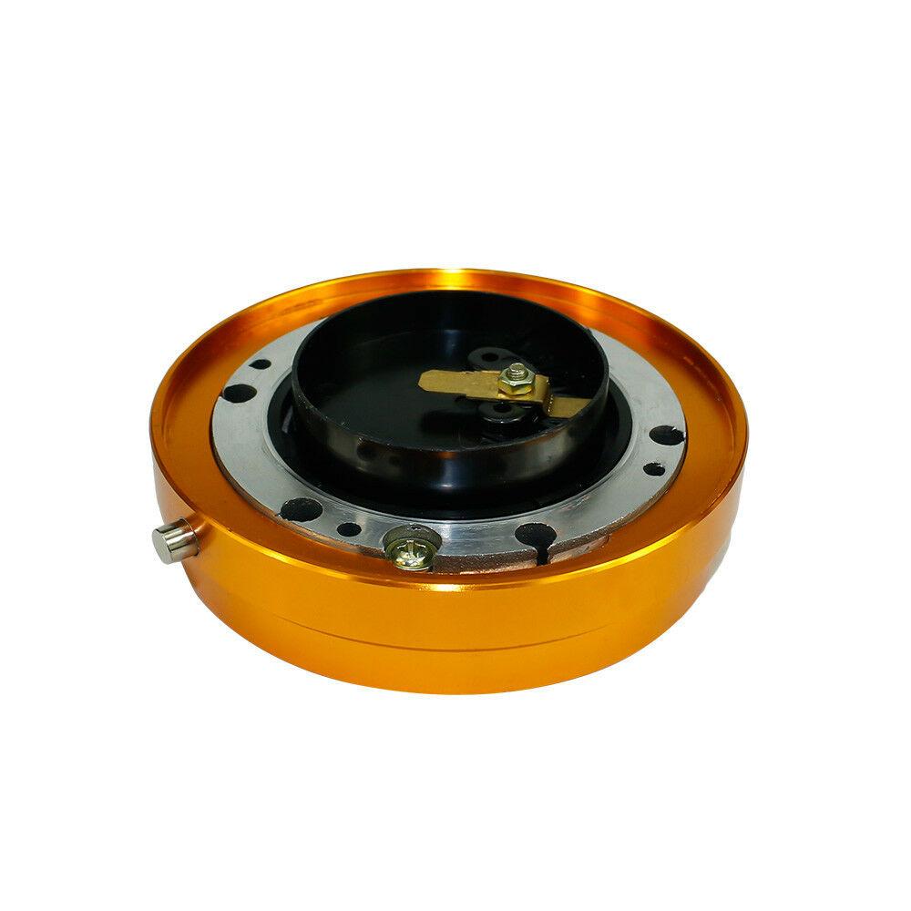 Tunn Version 6 Håls Universell Bil Auto Racing Ratt Snabbfäste Navadapter Snap Off Boss Kit Modifiering