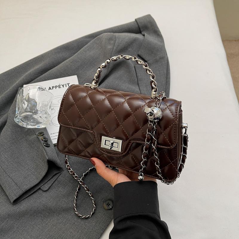 Summer new diamond chain bag high value shoulder bag messenger bag fashion small square bag