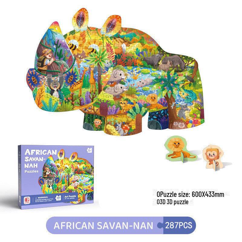 New Halloween and Christmas Children's Puzzle Educational Toys - Perfect for Baby Gifts, Birthday Presents, and Kindergarten Souvenirs.