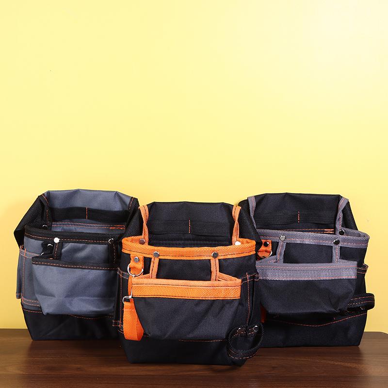 1Pc Multi-use Hardware Maintenance Waist Bag - 600D Oxford Cloth Multi-pocket, Electrician Carpenter Tool Organizer Belt Bag