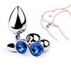 Anal Plug Sex Toys Mini Round Shaped Metal Stainless Smooth Steel Butt