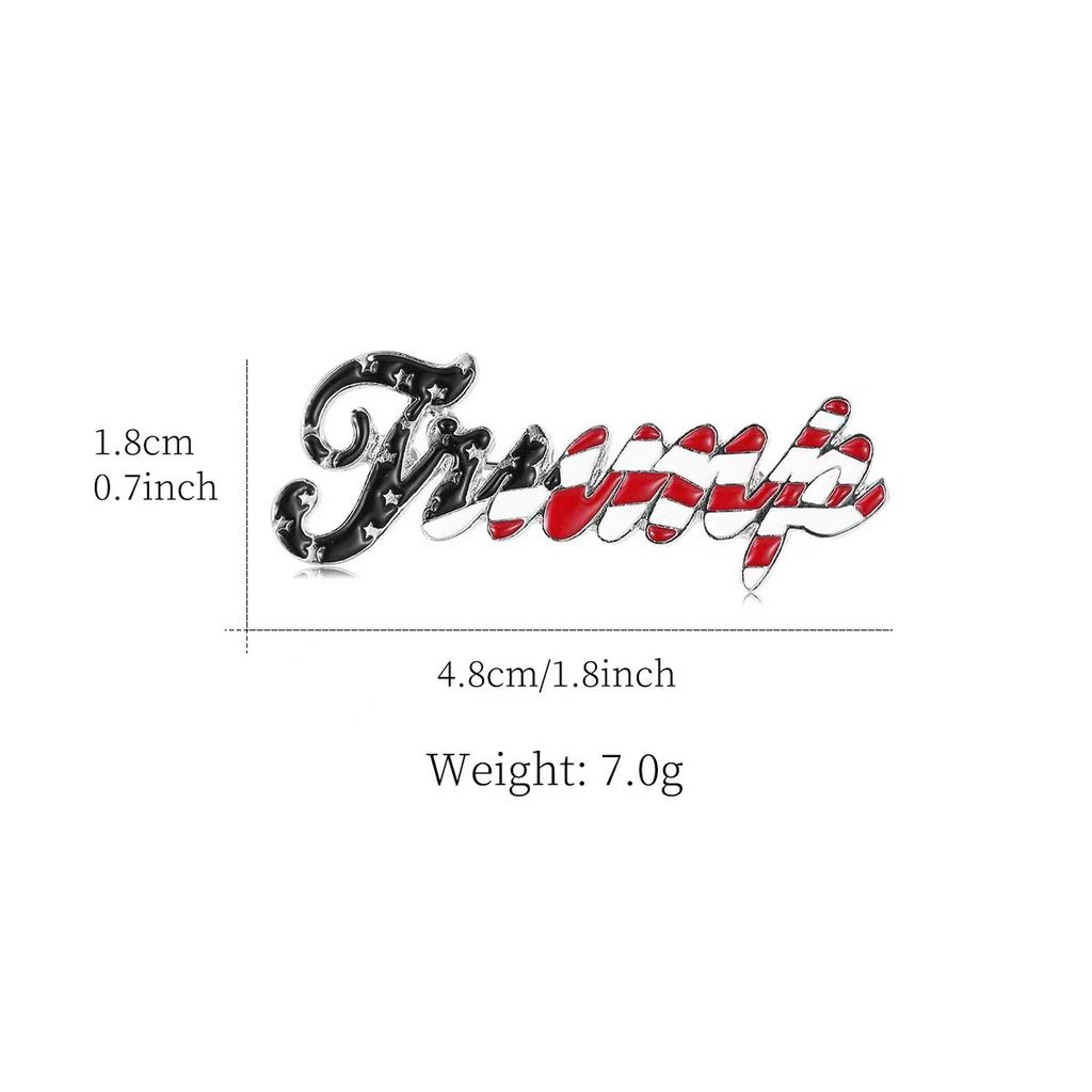 2025 neue Unabhängigkeitstag-Flaggen-Brosche, heiß verkaufende amerikanische Wahl-Korsage, Modetrend Bekleidungszubehör