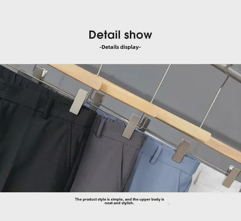 Men's Casual Ice Silk Drape Shorts - Summer Lightweight Loose Straight White Pants