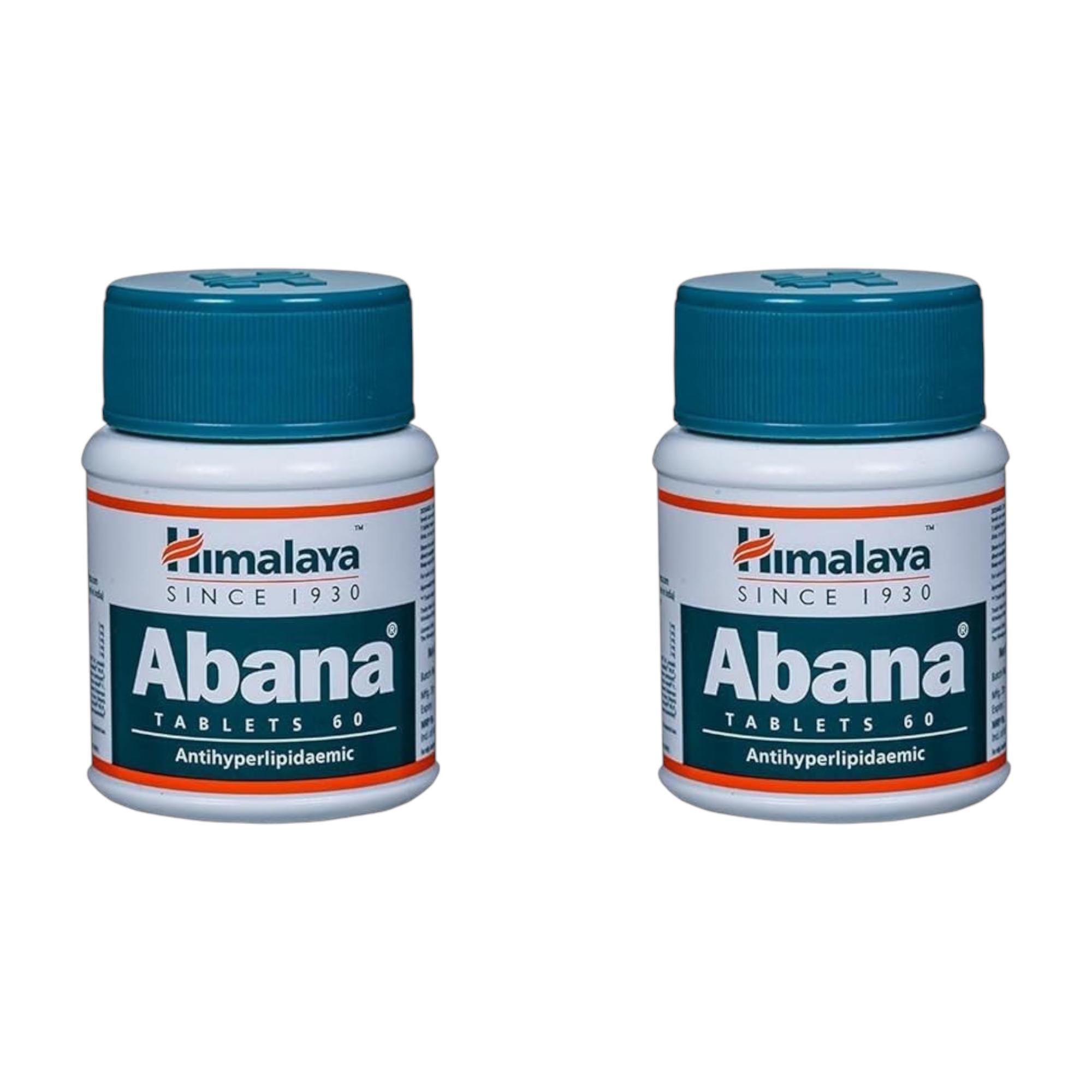 

Himalaya Abana Tablets Bottle Of 60 Each Pack Of 2 For Heart Wellness And Healthy Cholesterol Support