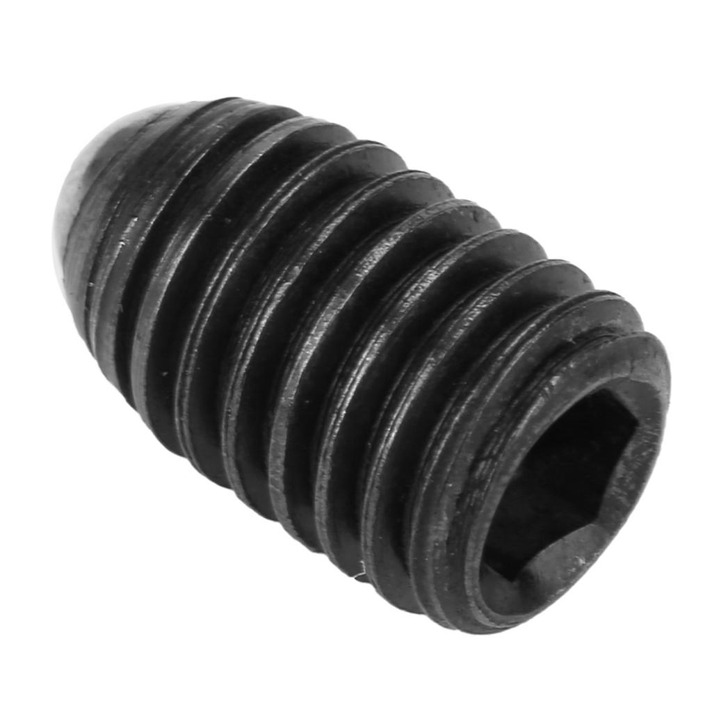 10pcs M8 Screw Thread Hex Socket Carbon Steel Spring Plungers Set (M8*12)