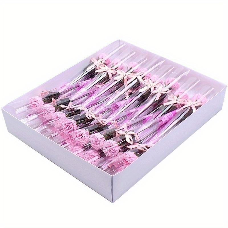 1Pcs Bath Artificial Carnation Soap Flower Party Mother's Day Gift Decoration Valentine's Day Gift