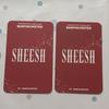 [USED] BABYMONSTER Asa Babymon SHEESH 1.0 Pre-recorded Trading Cards (2 Sheets)