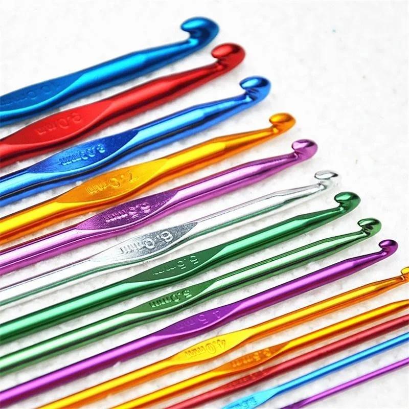 Jehly Stehy Pletení Řemeslo Příze Šicí Nářadí Háčky na Háčkování Sady Pletacích Jehlic s Pouzdrem.