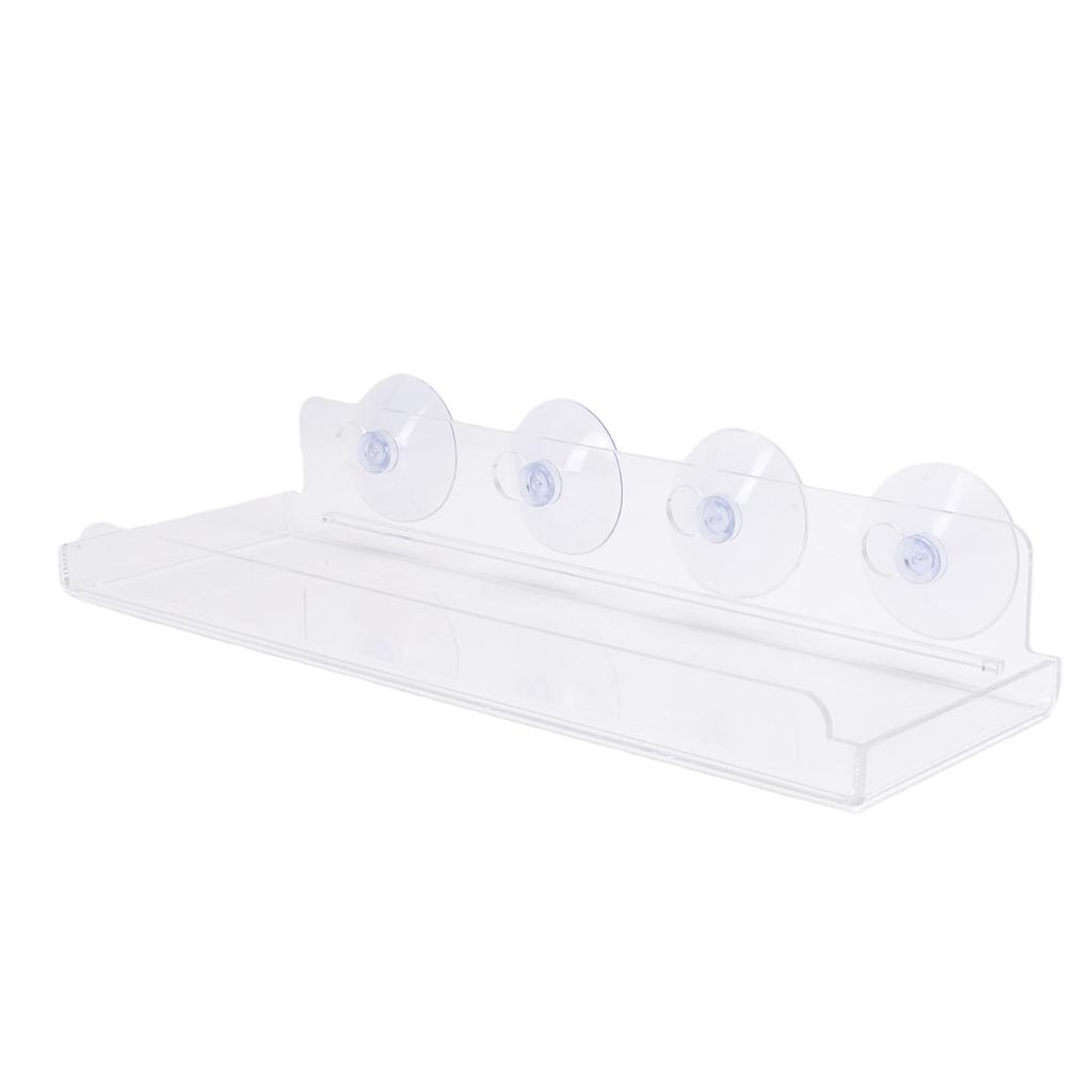 2pcs Window Plant Floating Shelves Acrylic Suction Cup Shelves Window Sill Extender for Indoor Succulent Plants