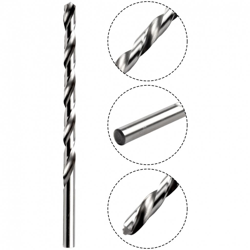 Drill Bits 200mm Extra Long HSS High Abrasion Resistance