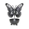 Candle Holder Hollow Decorative Tealight Design Stable Base Romantic Holder Cup Candlestick Metal Butterfly Wrought Iron Candle