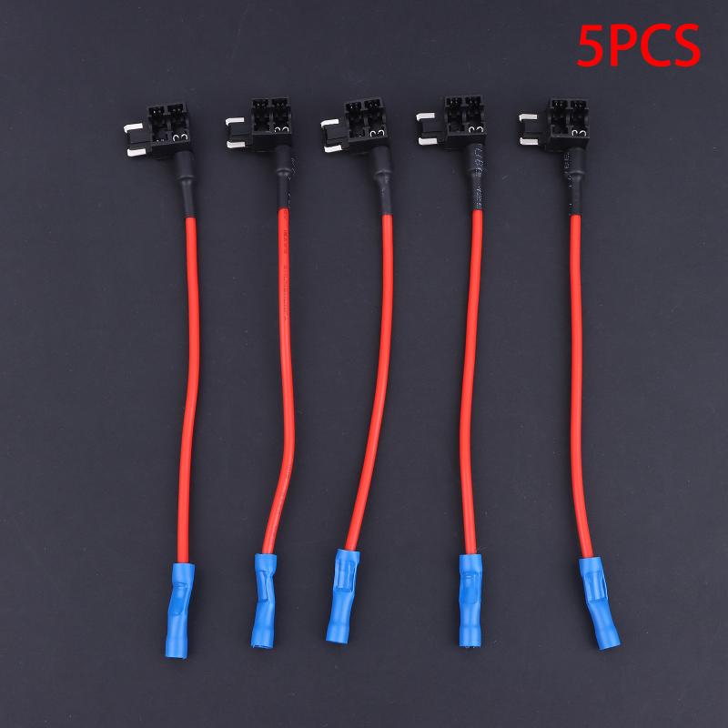 12V Fuse Holder Add-A-Circuit Tap Adapter Micro2 Mini Small Standard Atm Apm Blade Auto Fuse Car Fuse