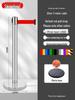 Retractable Queue Barrier Post with Belt
