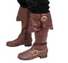 WISH Autumn and Winter Belt Buckle Locomotive Boots Large Size High Boots Low Heel  Men and Women