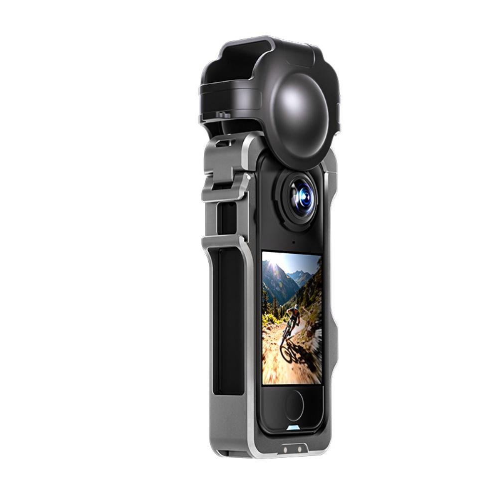 Защитная рама из алюминиевого сплава для Insta360 X4 Air Стильная алюминиевая рама-клетка для камеры Аксессуар для защиты спортивной камеры