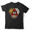 T-shirt a colori Guida Galattica per Autostoppisti La Risposta è 42 Unisex Bambini Divertente SciFi
