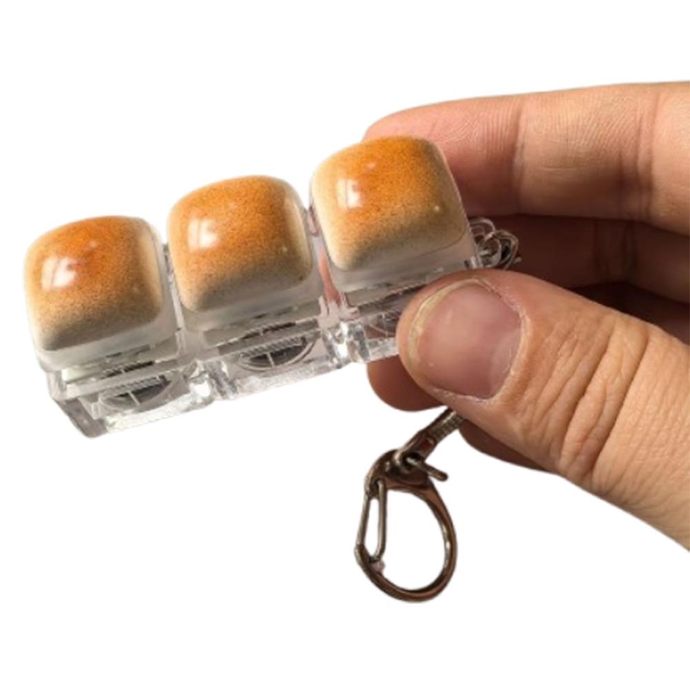 

Portable Keyboard Button Keyring Cute Mini Pop Toy Keyboard Keychain Toy Pass The Time Style 2