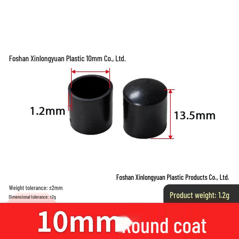 Non-slip Rubber Sleeve for Round Tube Furniture Legs and Pipes