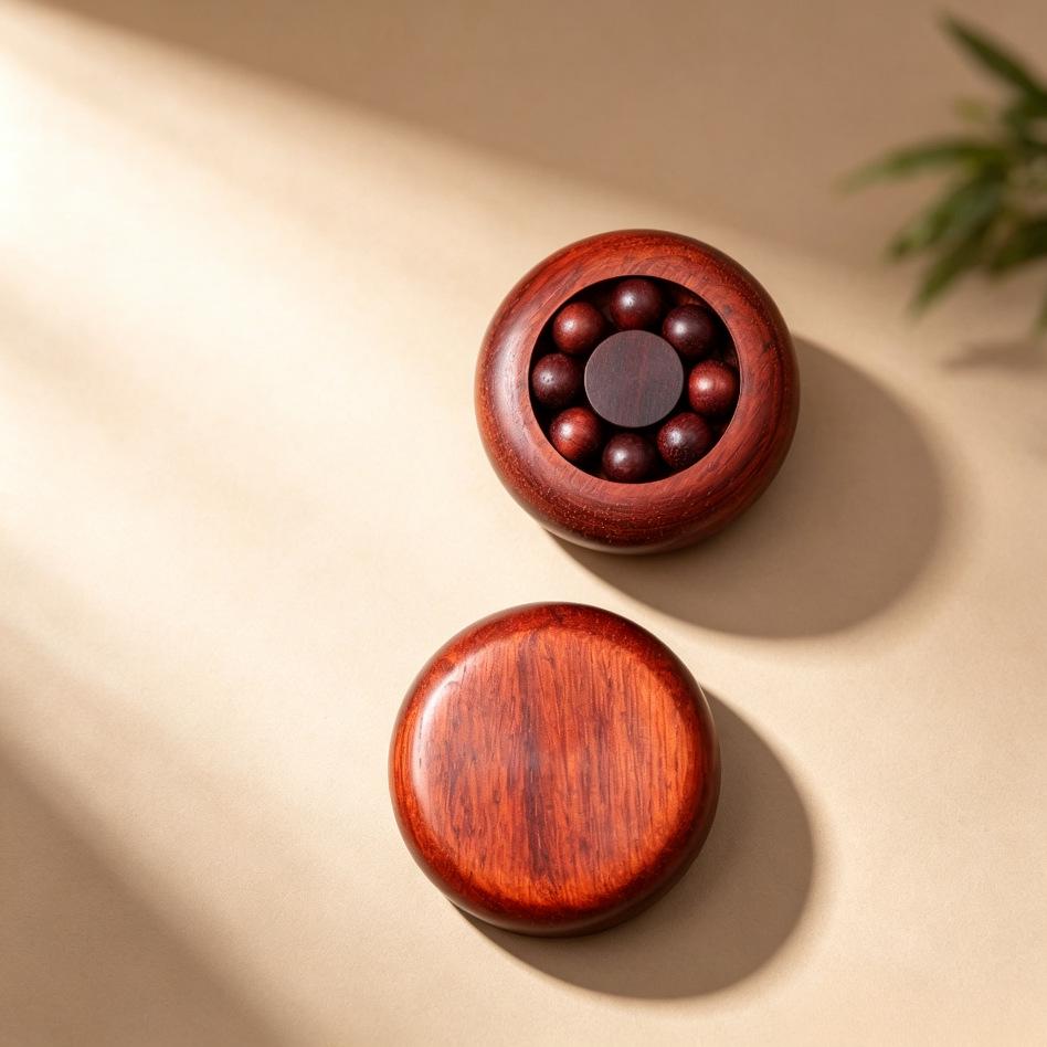 Cliff Cypress Luxury Rosewood Decompression Gyro: Handheld Wind Fire Wheel for Relaxation and Luck