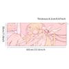 Kawaii Cute Angel Girl Mouse Pad Large Non-slip Rubber Gaming Mat Office Desk Accessories Set Up Computer Desk Mat Rug Mouse Mat