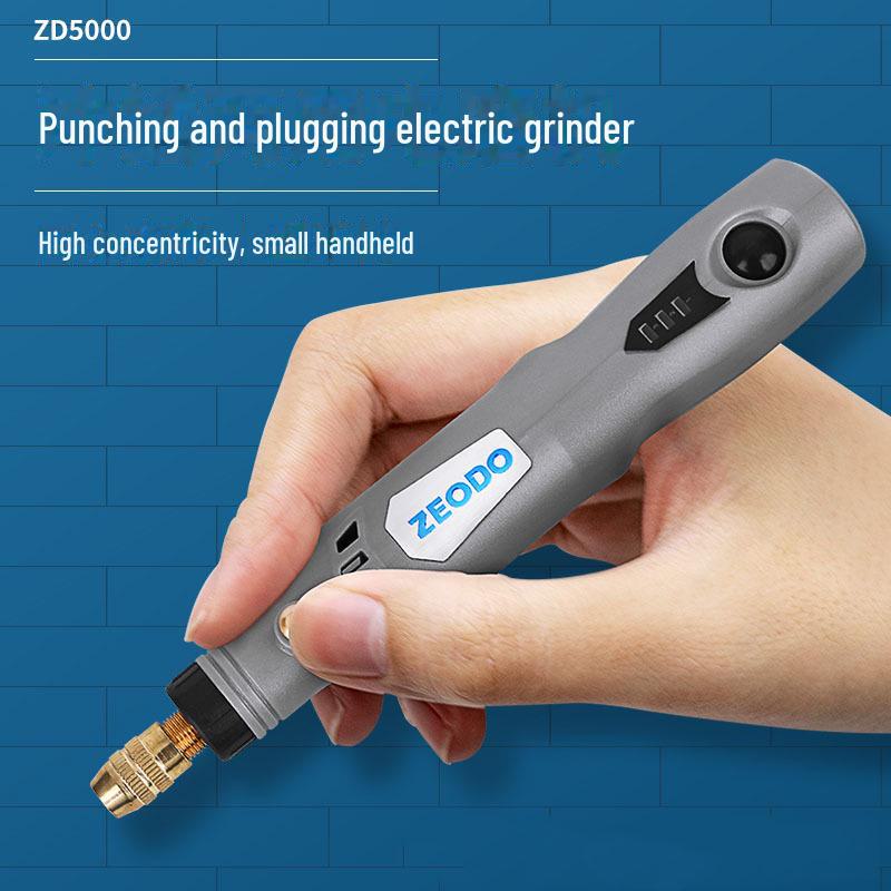 Electric Grinder ZD5000: Rechargeable, Speed Regulating, Mini, Polishing, Jade Engraving, Small Wood Engraving Machine