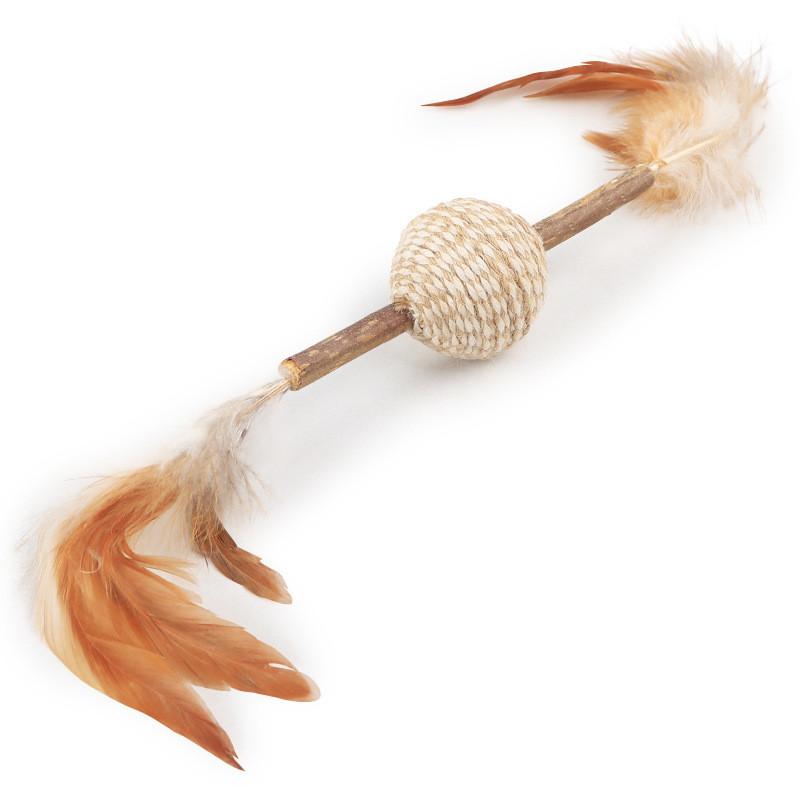 

Pet Chew Toy With Feathered Mouse And Ball For Cats Ball