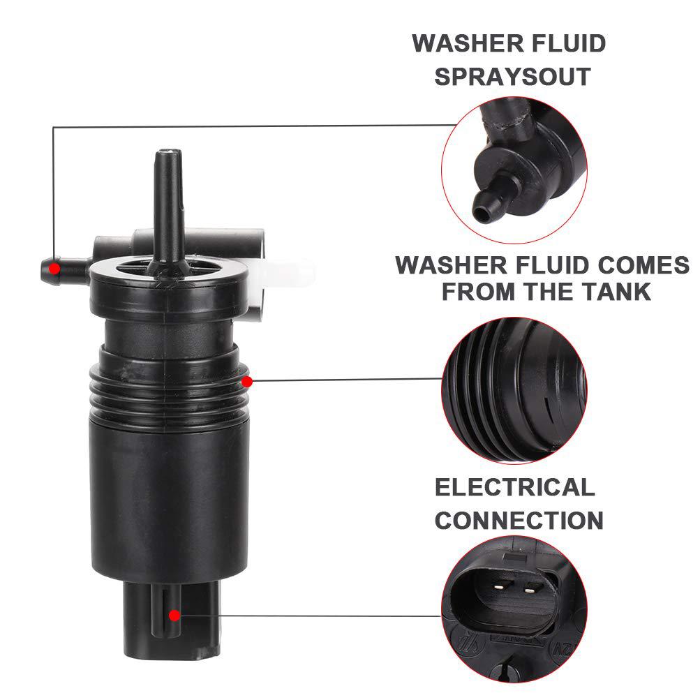 05179153AC Čerpadlo ostřikovače s průchodkou pro Grand Cherokee Wrangler Commander/Dodge Grand Caravan Durango Journey/Chrysler Town Country Aspen