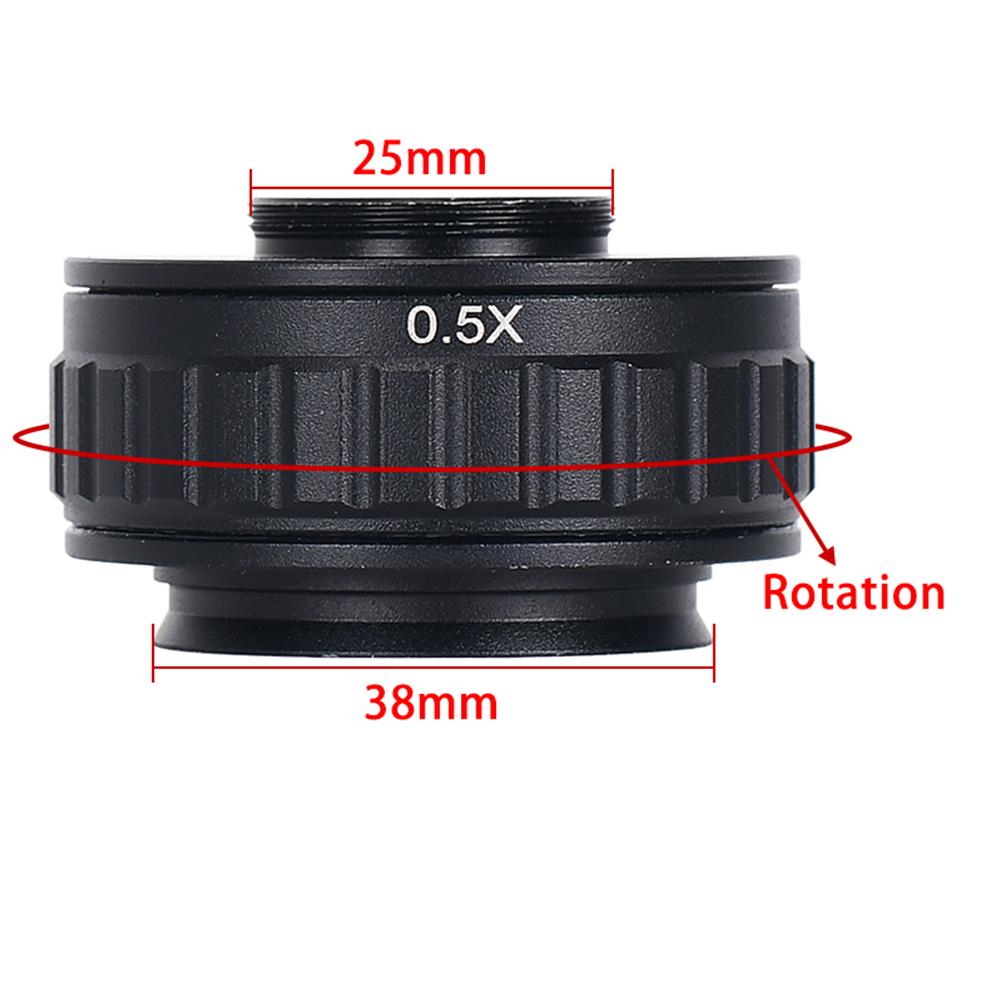 Microscope Camera Adapter Stereo Microscope Adapter Microscope Observation 25.4mm Diameter Accurate Craftsmanship