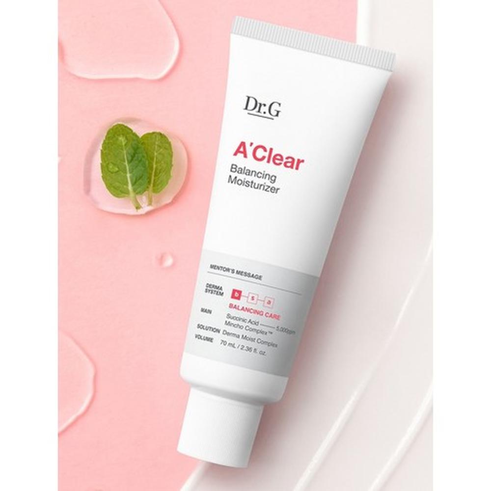 DR.G A-Clear Balancing Moisturizer Day Cream 70ml - Oil Control Balance, Korean