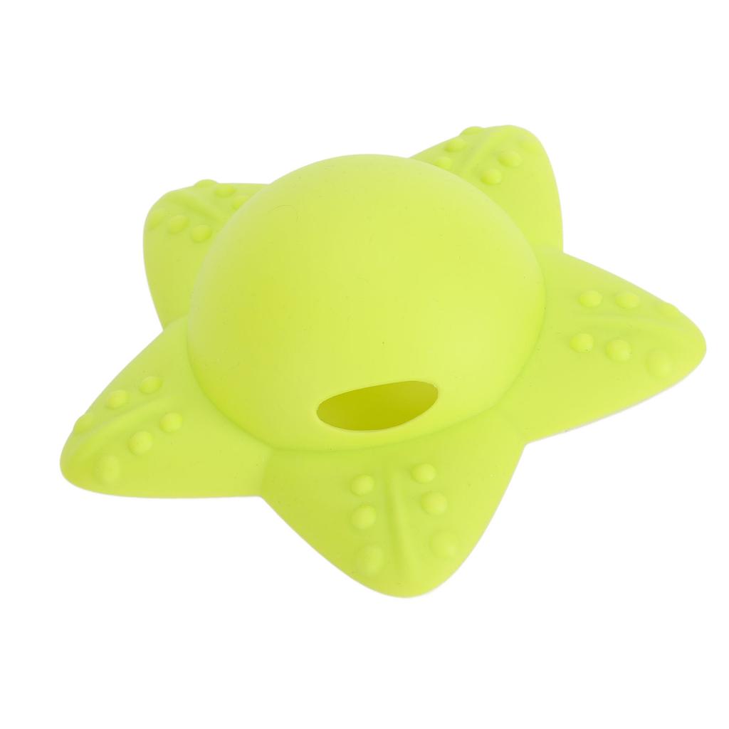 Bathtub Overflow Drain Cover Overflow Prevention Silicone Cartoon  Flat Drain Plug Green