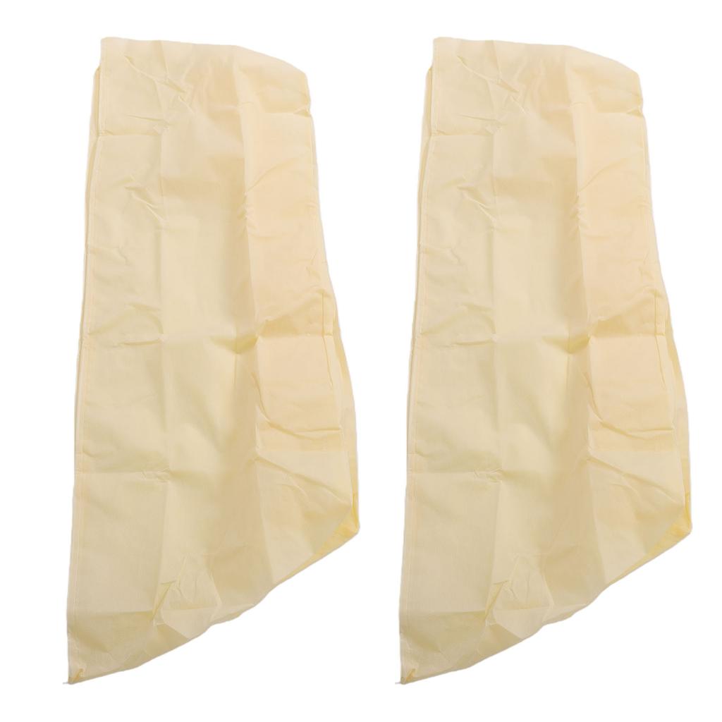 Winter Plant Box Cover, 2 Pack Frost Covers for Balcony Plants with Reinforced s and Drawstring, Breathable Non Woven Fabr