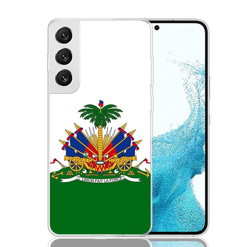 Haiti Haitian Flag Phone Case For Samsung Galaxy S26 S25 Edge S24 S23 FE S22 Ultra S21 Plus S20 + Fundas Cover Coque Galaxy S25