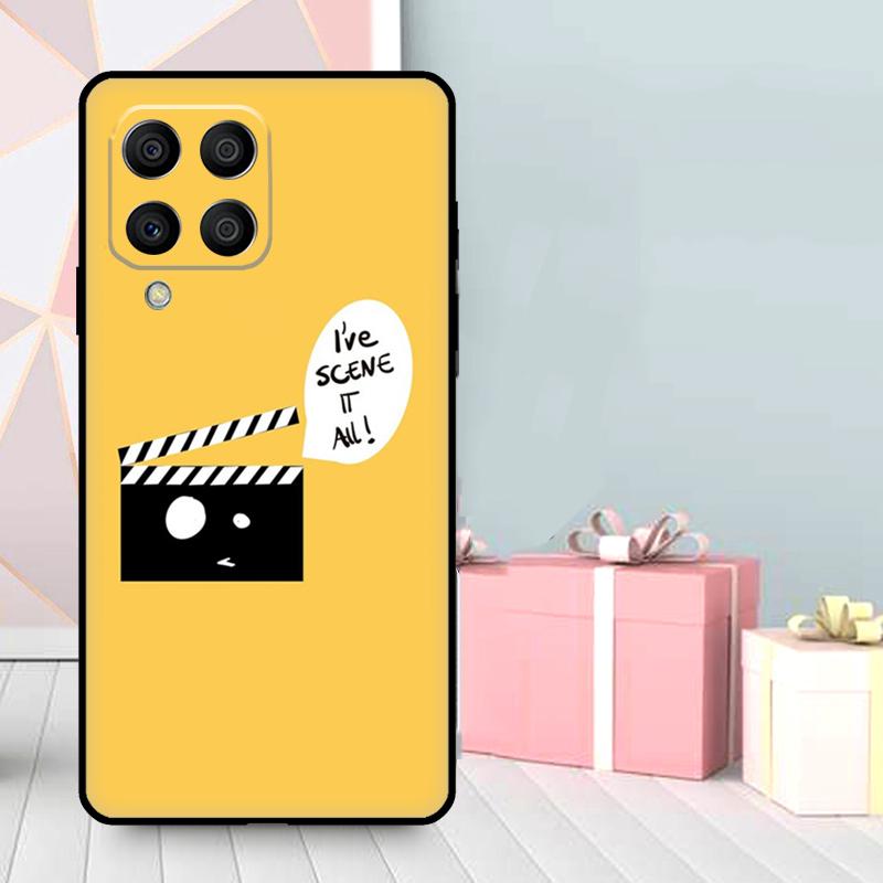 

Cute Film Movie maker Clapper board Case For Samsung Galaxy M06 M11 M31 M14 M34 M54 M12 M32 M52 M15 M13 M16 M36 M56 M53 M35 M55 Samsung M22