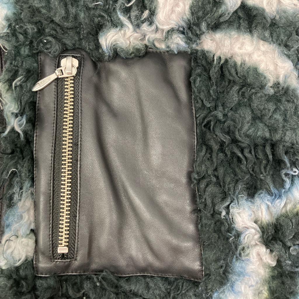 MASU 2022 MVFW-BL0622 FUTURE X Faux Fur Jacket Jacket 48 black/navyUsed