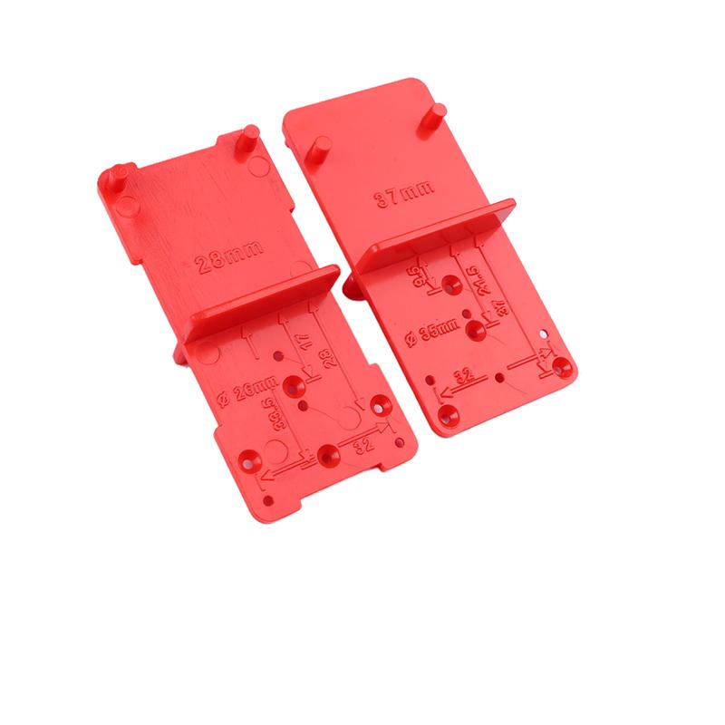28/35-37Mm Hinge Hole Drilling Guide Plastic Woodworking Punch Opener Locator
