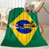 Brazilian Footballer Hairstyle Blanket Warmthful Decor Great for Chair Office Office Chair All-Season Use Stylish Decor