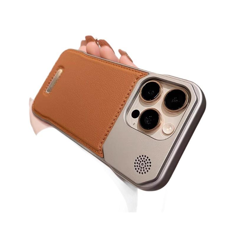 Applicable To iPhone11ProMax Metallic Paint Borderless Aromatherapy Magnetic Mobile Phone Case Apple 11 Leather Anti-drop Cover