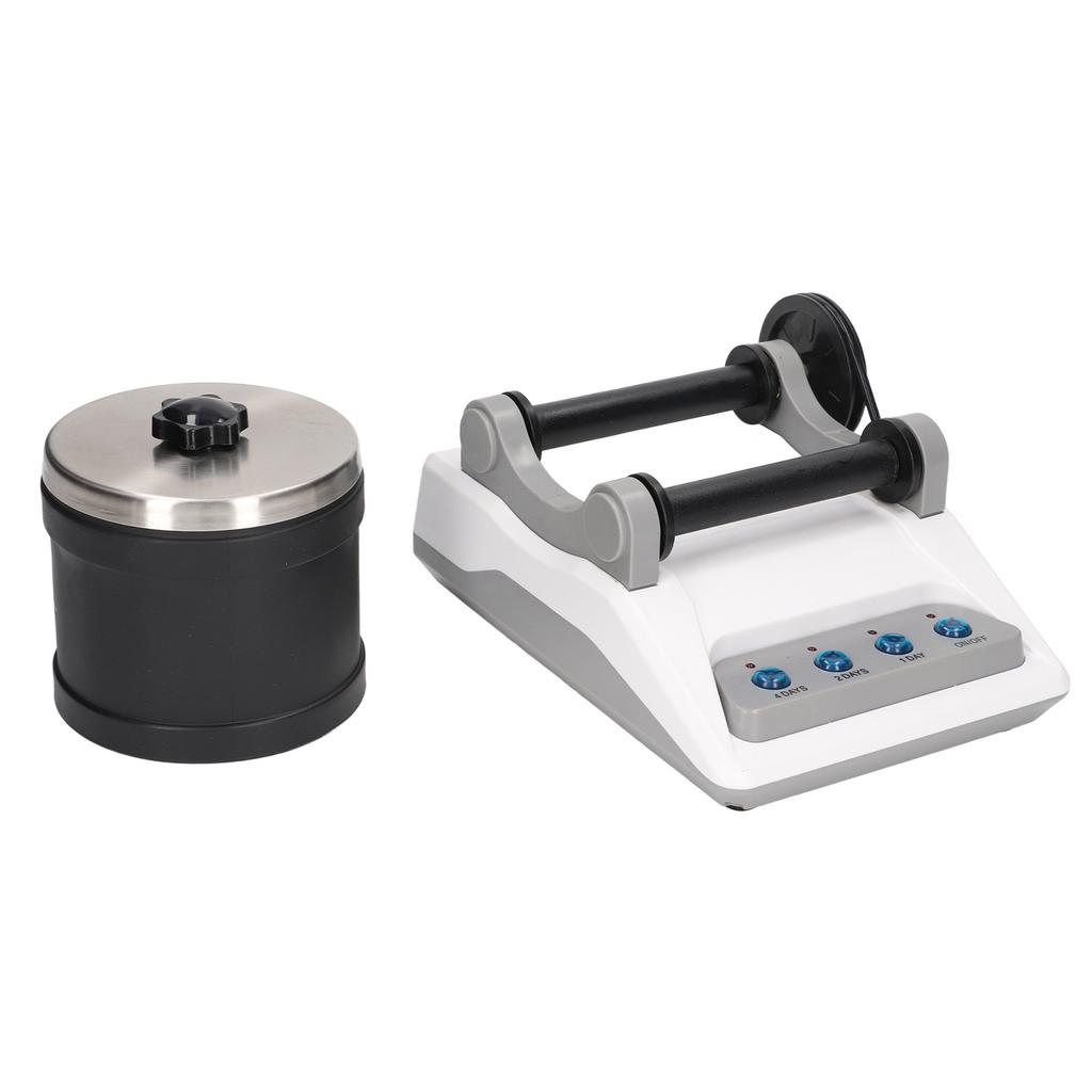 HS-403 Rock Tumbler Kit DIY Electric Rock Tumbler Toy with Rough Gemstones Polishing Grits for Adult Kids Polishing Machine